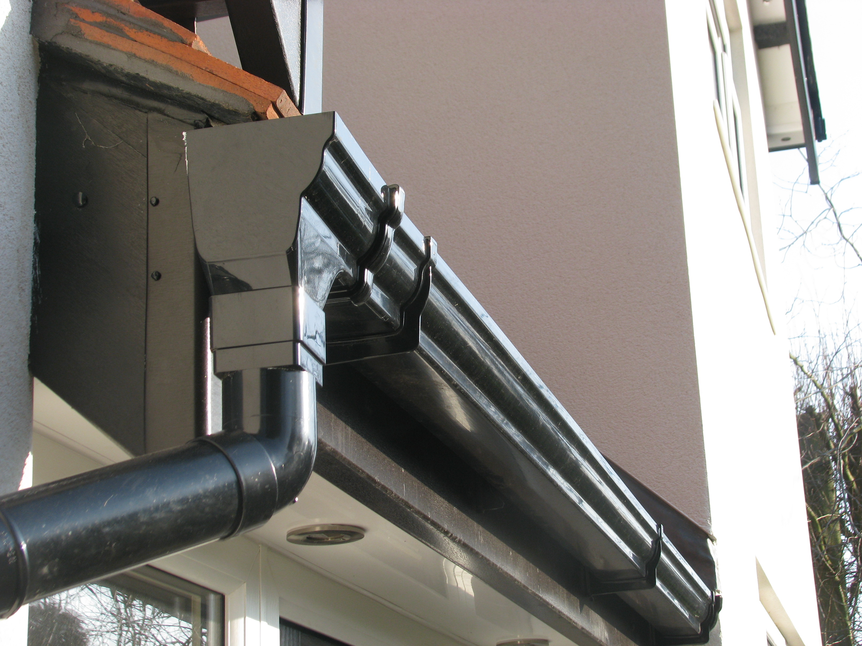 Plastics - Guttering, Fascia's, Barge Boards, Soffits, Stockport, Cheshire, High Peak. G Timlin Roofing Ltd